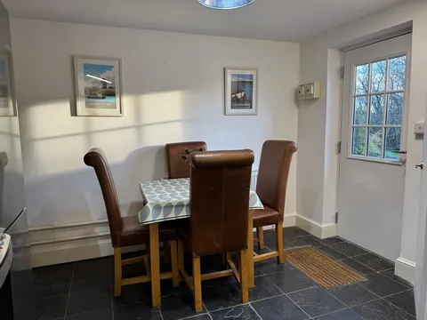 The dining table